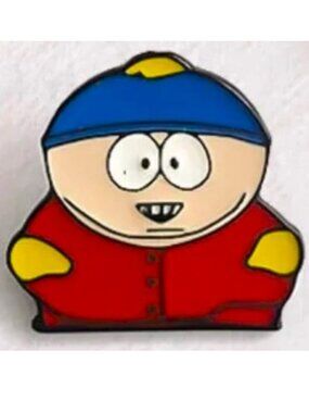 South Park Pin Eric Cartman Metal Enamel Humor TV Show Comedy Cartoon Bag Charm